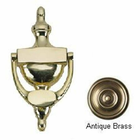 BRASS ACCENTS Traditional Door Knocker 6 in. Antique Brass BR42755